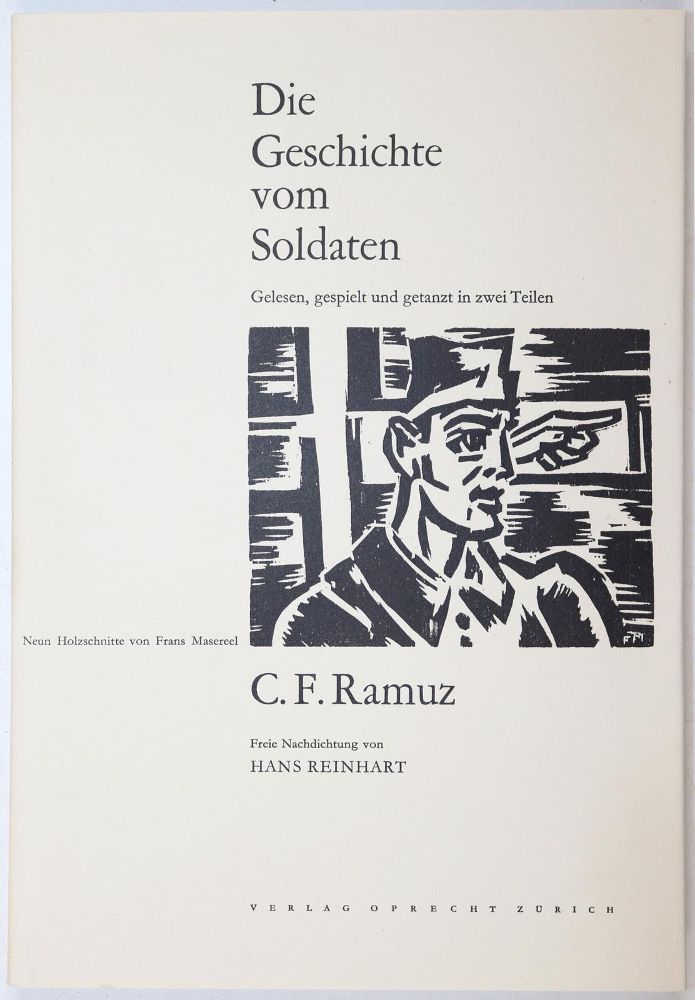 Große Abbildung Nr.1: 143-1706 Ramuz,C.F.: (Literatur und illustrierte Bücher 20.Jahrhundert - Alte Literatur in modernen Ausgaben)