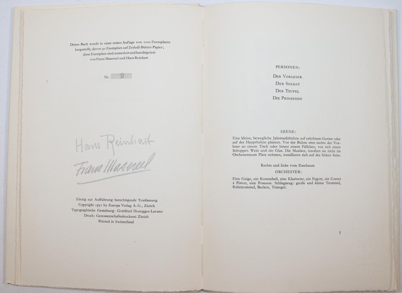 Große Abbildung Nr.2: 143-1706 Ramuz,C.F.: (Literatur und illustrierte Bücher 20.Jahrhundert - Alte Literatur in modernen Ausgaben)