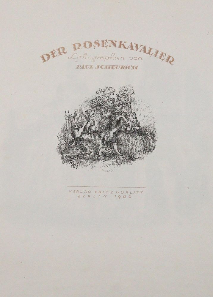 Große Abbildung Nr.1: 143-1726 Scheurich, P.: (Literatur und illustrierte Bücher 20.Jahrhundert - Alte Literatur in modernen Ausgaben)