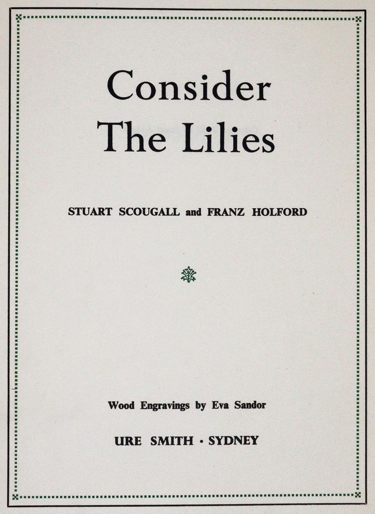 Große Abbildung Nr.1: 143-1732 Scougall,S. u. F.Holford.: (Literatur und illustrierte Bücher 20.Jahrhundert - Alte Literatur in modernen Ausgaben)