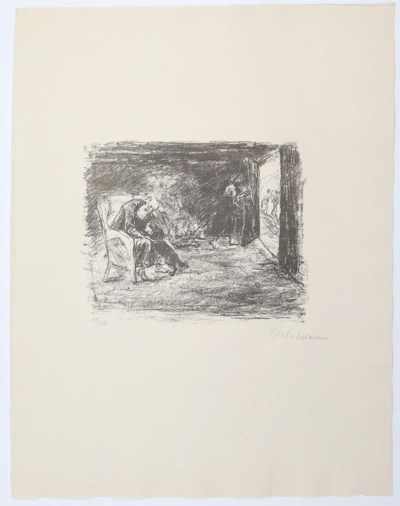 Große Abbildung Nr.4: 143-1737 Siebzehn Steinzeichnungen.: (Literatur und illustrierte Bücher 20.Jahrhundert - Alte Literatur in modernen Ausgaben)