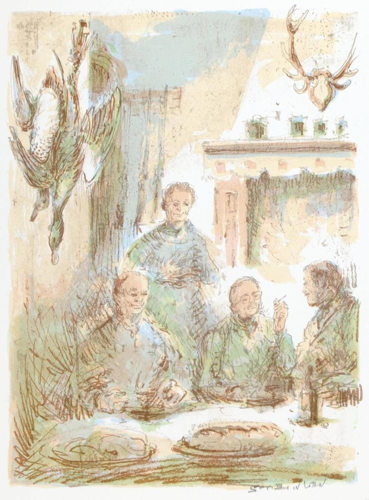 Große Abbildung Nr.1: 143-1745 Clamart,J.A.: (Steinlen, Orig.-Lithographien in:)