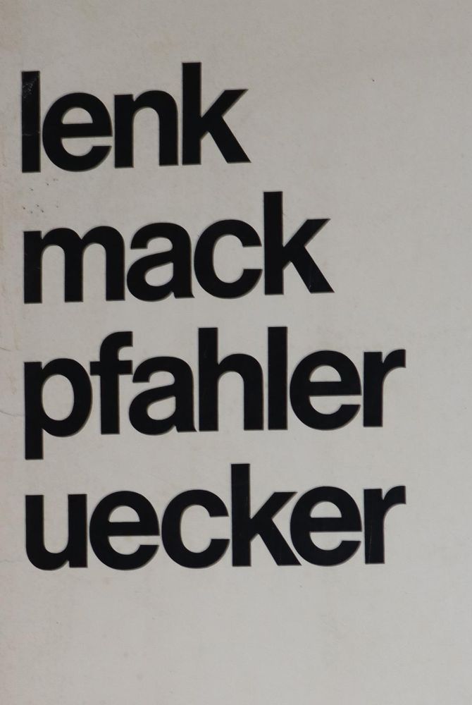 Große Abbildung Nr.2: 143-1758 Lenk / Mack / Pfahler / Uecker.: (Uecker)