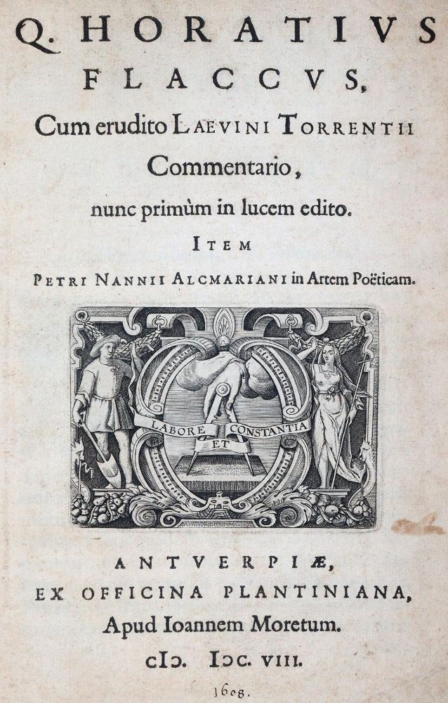 Große Abbildung Nr.1: 143-176 Horatius Flaccus,Q.: (Alte Drucke, Handschriften und Theologie)