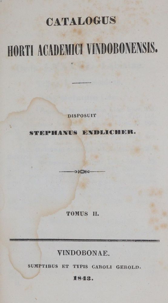Große Abbildung Nr.1: 143-1784 Endlicher,S.: (Botanik)