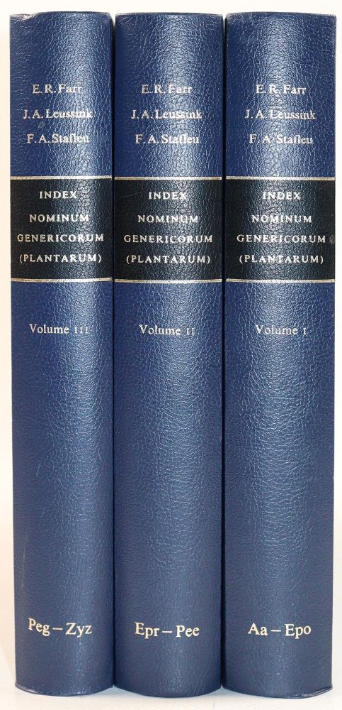 Große Abbildung Nr.2: 143-1786 Farr,E.R., J.A.Leussink u. F.A.Stafleu.: (Botanik)