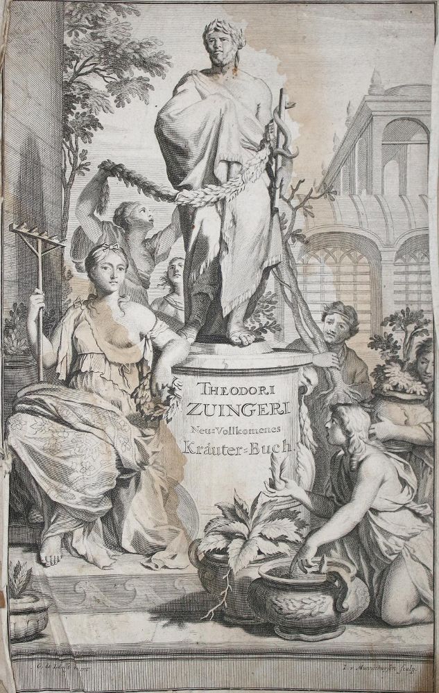 Große Abbildung Nr.1: 143-1793 Zwinger,T.: (Botanik, Kräuterbücher)