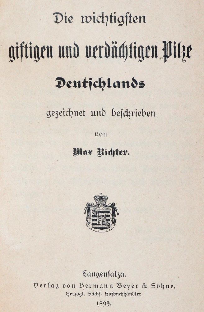 Große Abbildung Nr.1: 143-1805 Sammlung: (Botanik, Pilze)