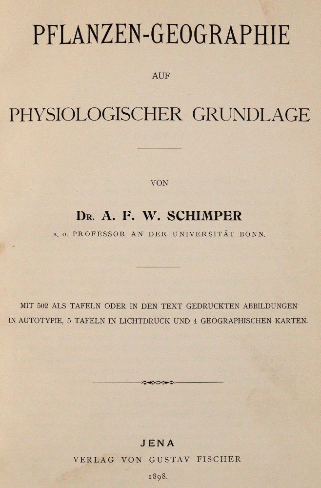 Große Abbildung Nr.1: 143-1810 Schimper,A.F.W.: (Botanik)