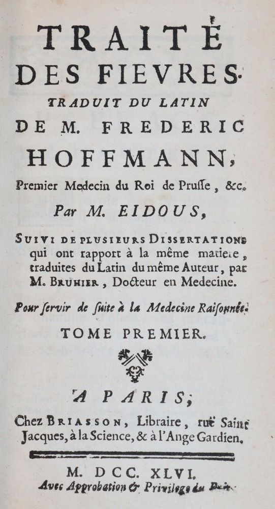 Große Abbildung Nr.1: 143-1838 Hoffmann,F.: (Medizin)