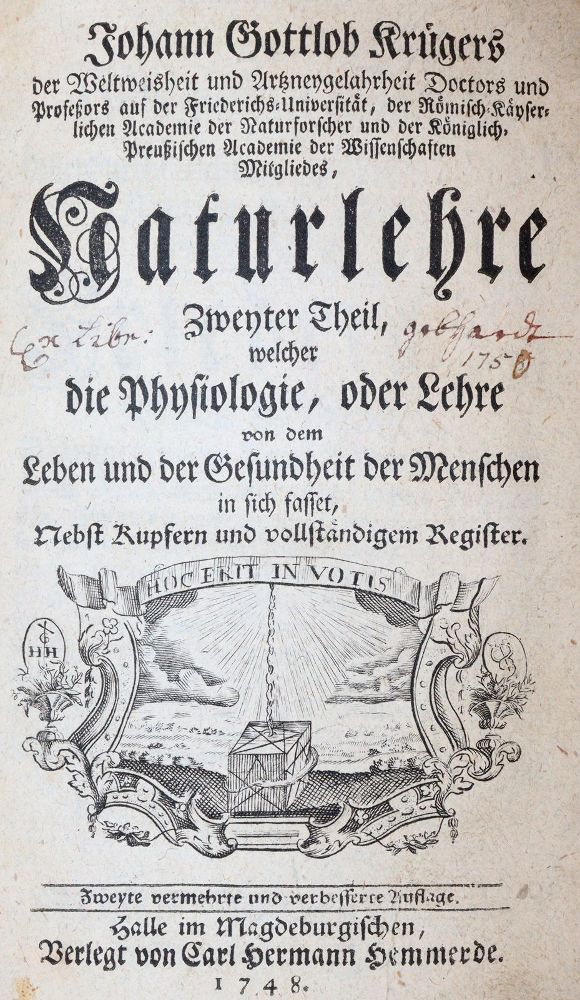 Große Abbildung Nr.1: 143-1843 Krüger,J.G.: (Medizin)