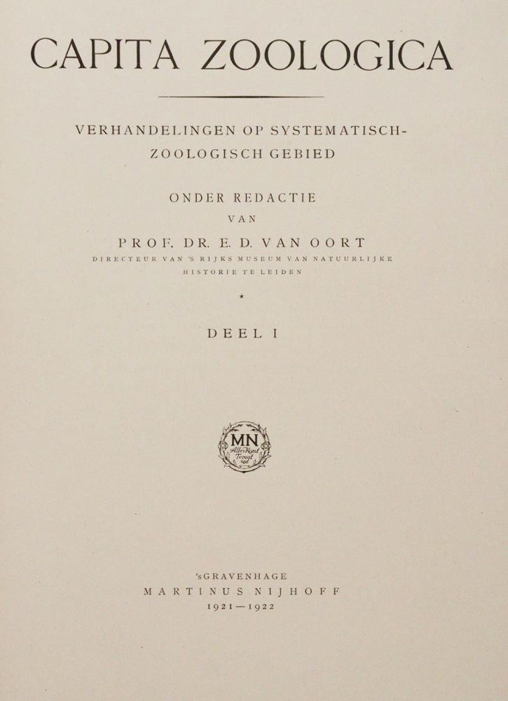 Große Abbildung Nr.1: 143-1862 Beaufort,L.F.de. u.a.: (Zoologie)