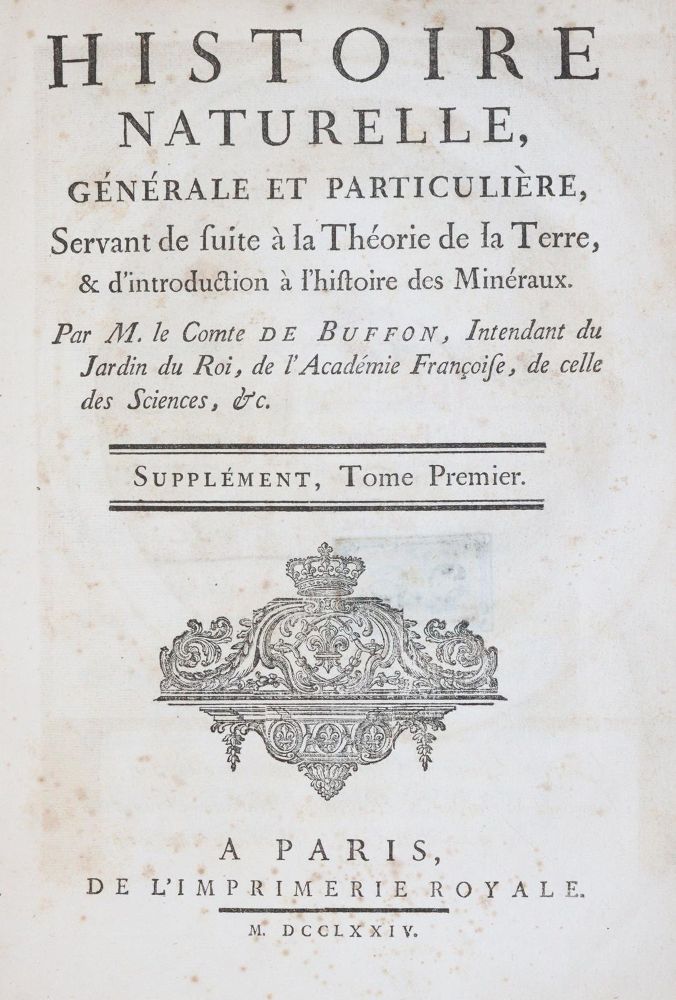 Große Abbildung Nr.1: 143-1864 (Buffon,G.L.L.).: (Zoologie)