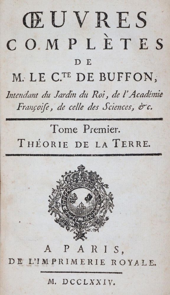 Große Abbildung Nr.1: 143-1865 Buffon,(G.L.L.).: (Zoologie)