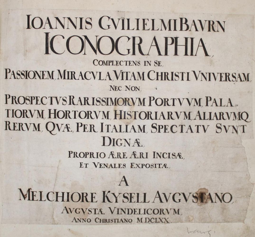 Große Abbildung Nr.3: 143-19 Baur,J.W.: (Alte Drucke, Handschriften und Theologie)