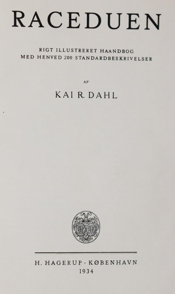 Große Abbildung Nr.2: 143-1926 Spruijt,C.A.M.: (Zoologie, Vögel, Tauben)
