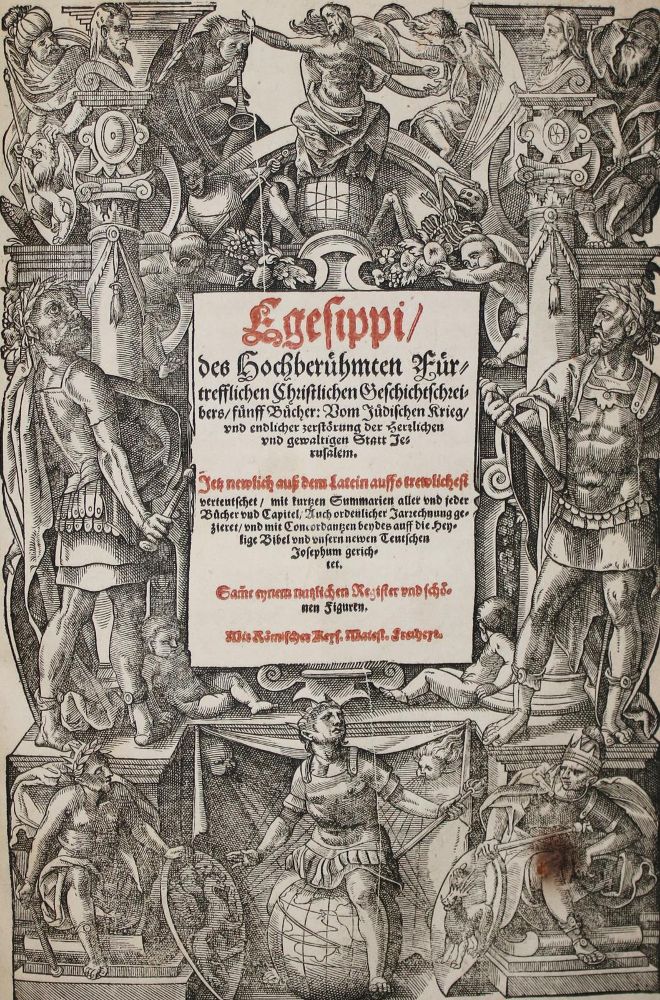 Große Abbildung Nr.2: 143-193 Josephus,F.: (Judaica)