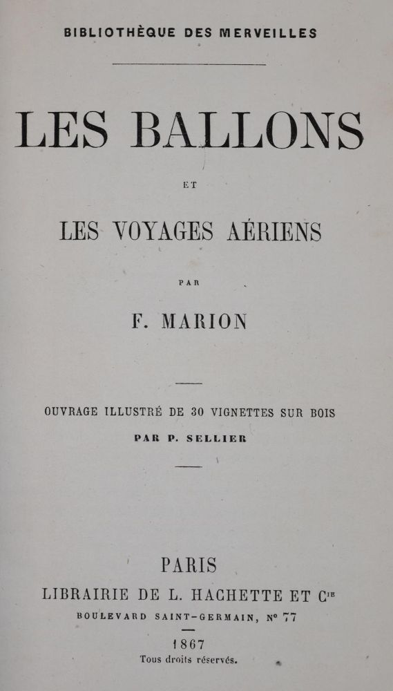 Große Abbildung Nr.5: 143-1933 Marion,F.: (Verschiedene Gebiete - Varia, Aeronautik, Ballonica)