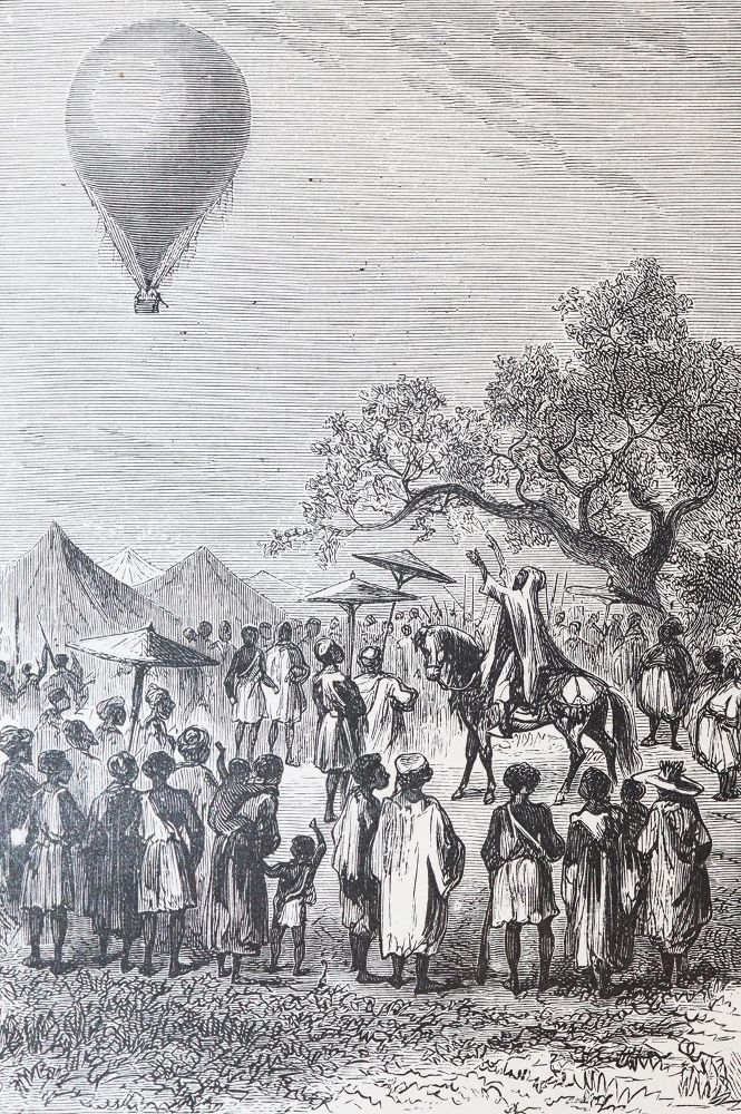 Große Abbildung Nr.4: 143-1934 Verne,J.: (Verschiedene Gebiete - Varia, Aeronautik, Ballonica)