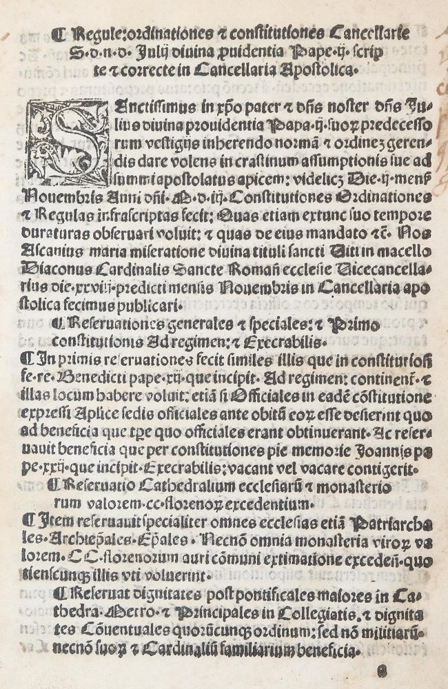 Große Abbildung Nr.1: 143-194 Julius II., Papst.: (Alte Drucke, Handschriften und Theologie)