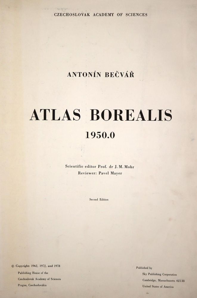 Große Abbildung Nr.3: 143-1940 Becvar,A.: (Verschiedene Gebiete - Varia, Astronomie)