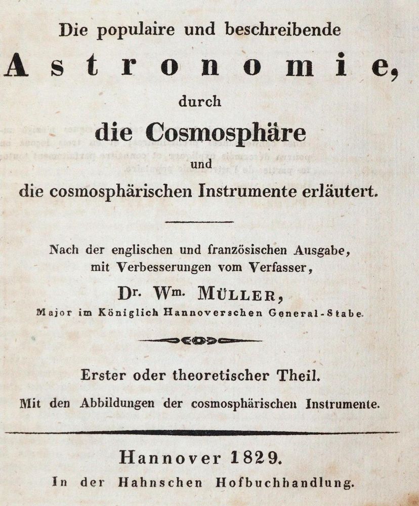 Große Abbildung Nr.1: 143-1944 Müller,W.: (Verschiedene Gebiete - Varia, Astronomie)