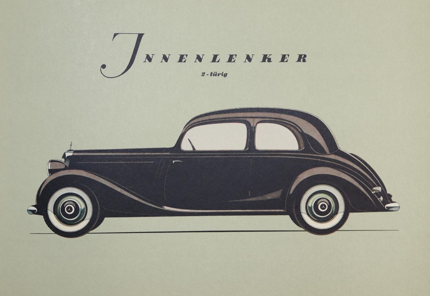 Große Abbildung Nr.1: 143-1949 Mercedes-Benz.: (Verschiedene Gebiete - Varia, Auto)