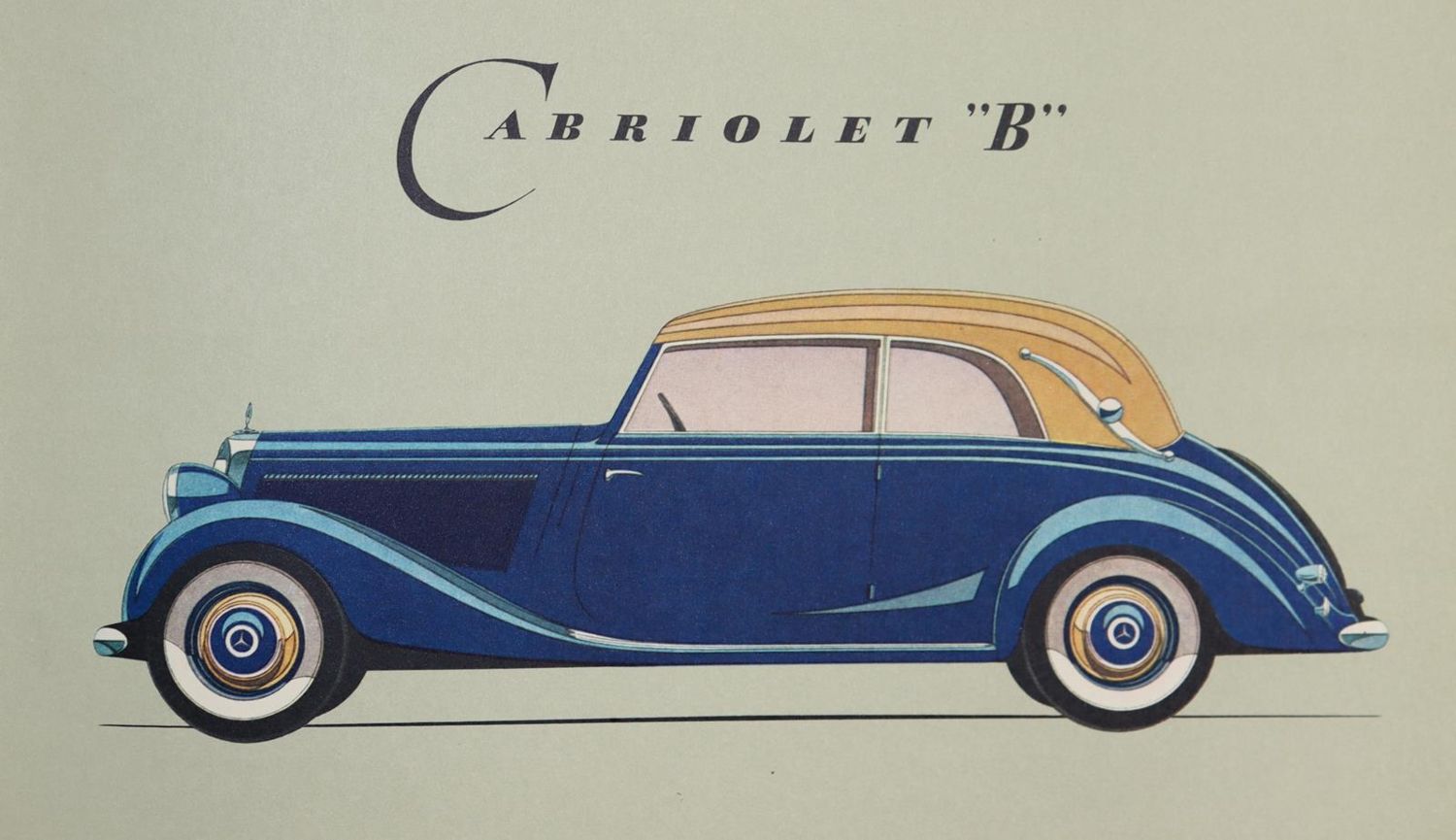 Große Abbildung Nr.2: 143-1949 Mercedes-Benz.: (Verschiedene Gebiete - Varia, Auto)