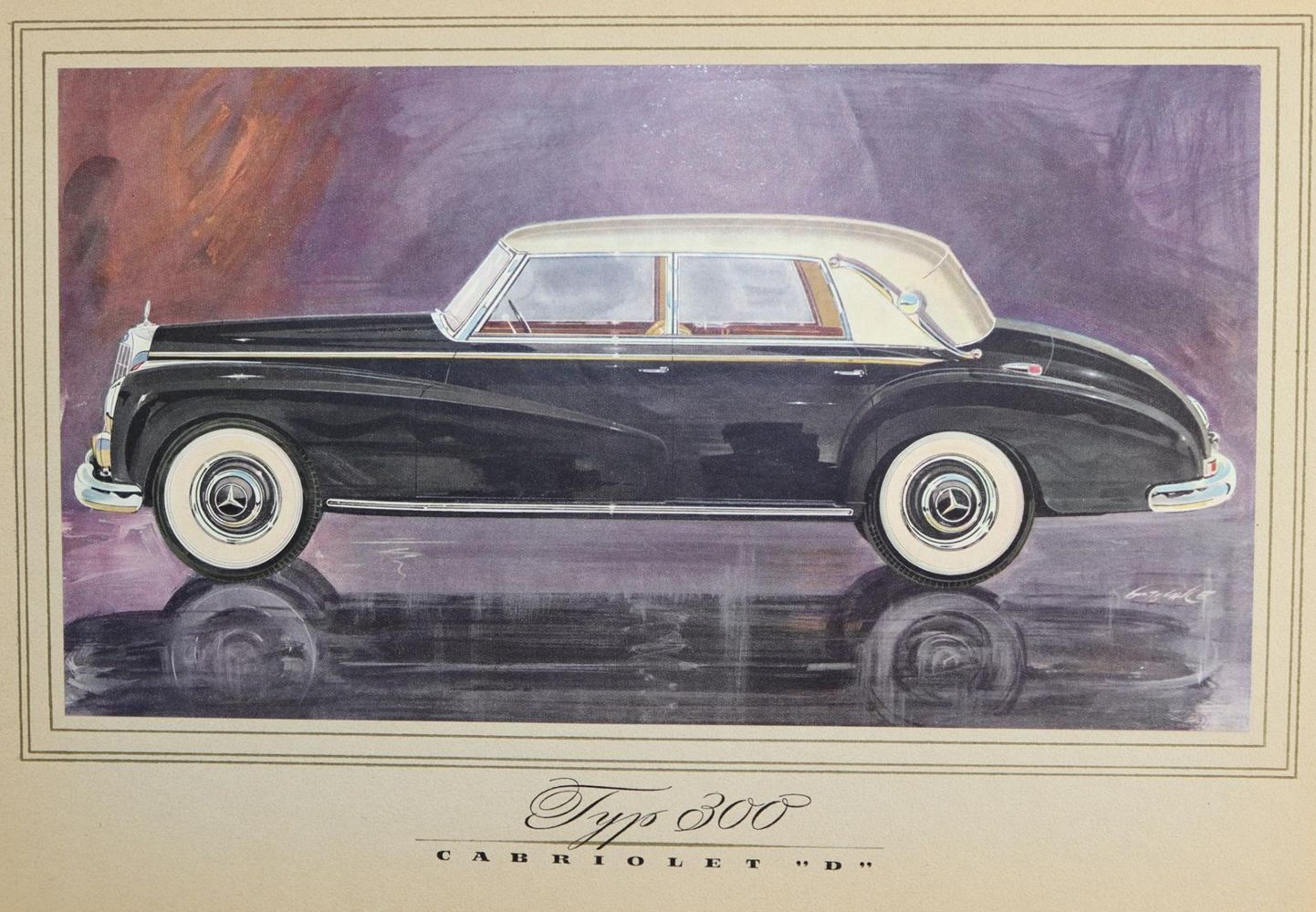 Große Abbildung Nr.4: 143-1950 Mercedes-Benz.: (Verschiedene Gebiete - Varia, Auto)