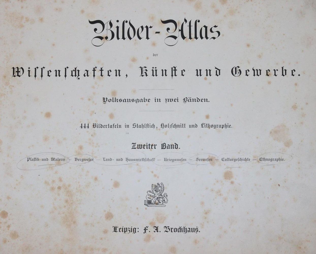 Große Abbildung Nr.1: 143-1953 Bilder-Atlas.: (Verschiedene Gebiete - Varia)