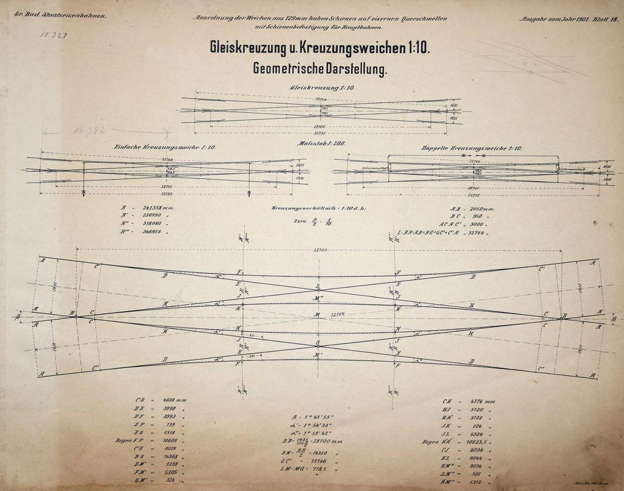 Große Abbildung Nr.1: 143-1970 Baden.: (Verschiedene Gebiete - Varia, Eisenbahn)