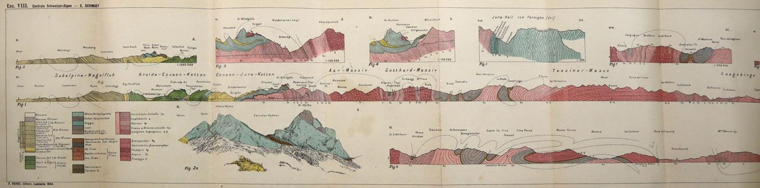 Große Abbildung Nr.5: 143-1984 Cotta,B.: (Verschiedene Gebiete - Varia, Geologie - Mineralogie u. Paläontologie)