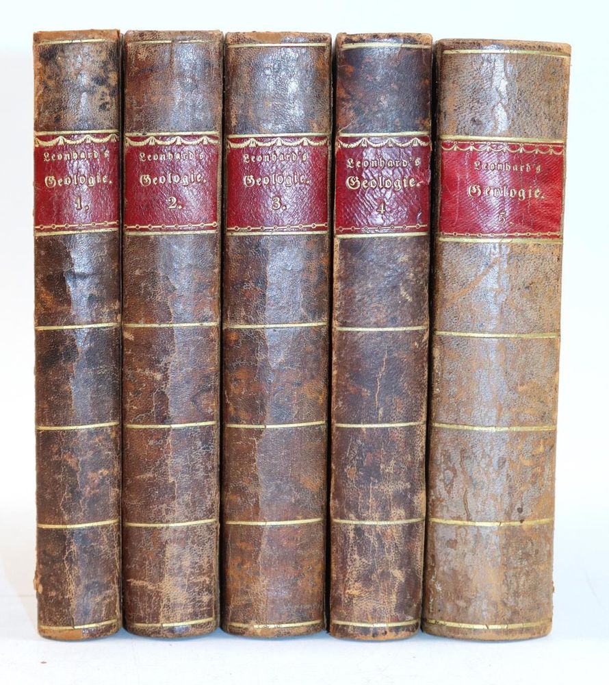 Große Abbildung Nr.6: 143-1991 Leonhard,K.C.v.: (Verschiedene Gebiete - Varia, Geologie - Mineralogie u. Paläontologie)