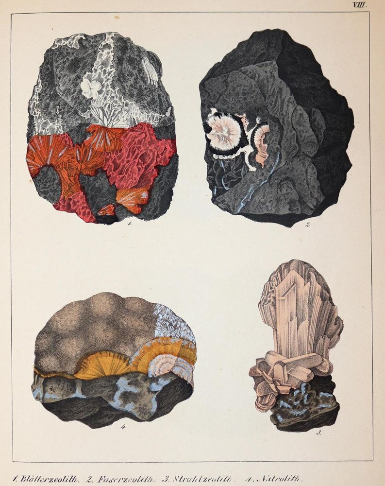 Große Abbildung Nr.4: 143-2001 Schmidt,F.A.: (Verschiedene Gebiete - Varia, Geologie - Mineralogie u. Paläontologie)