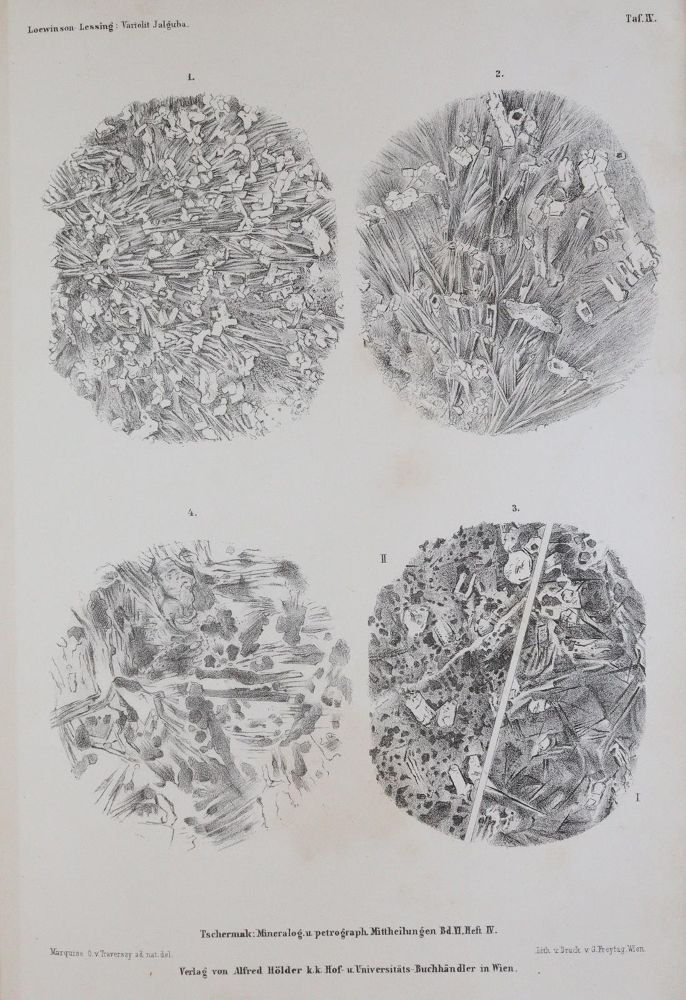 Große Abbildung Nr.4: 143-2003 Tschermak,G.: (Verschiedene Gebiete - Varia, Geologie - Mineralogie u. Paläontologie)