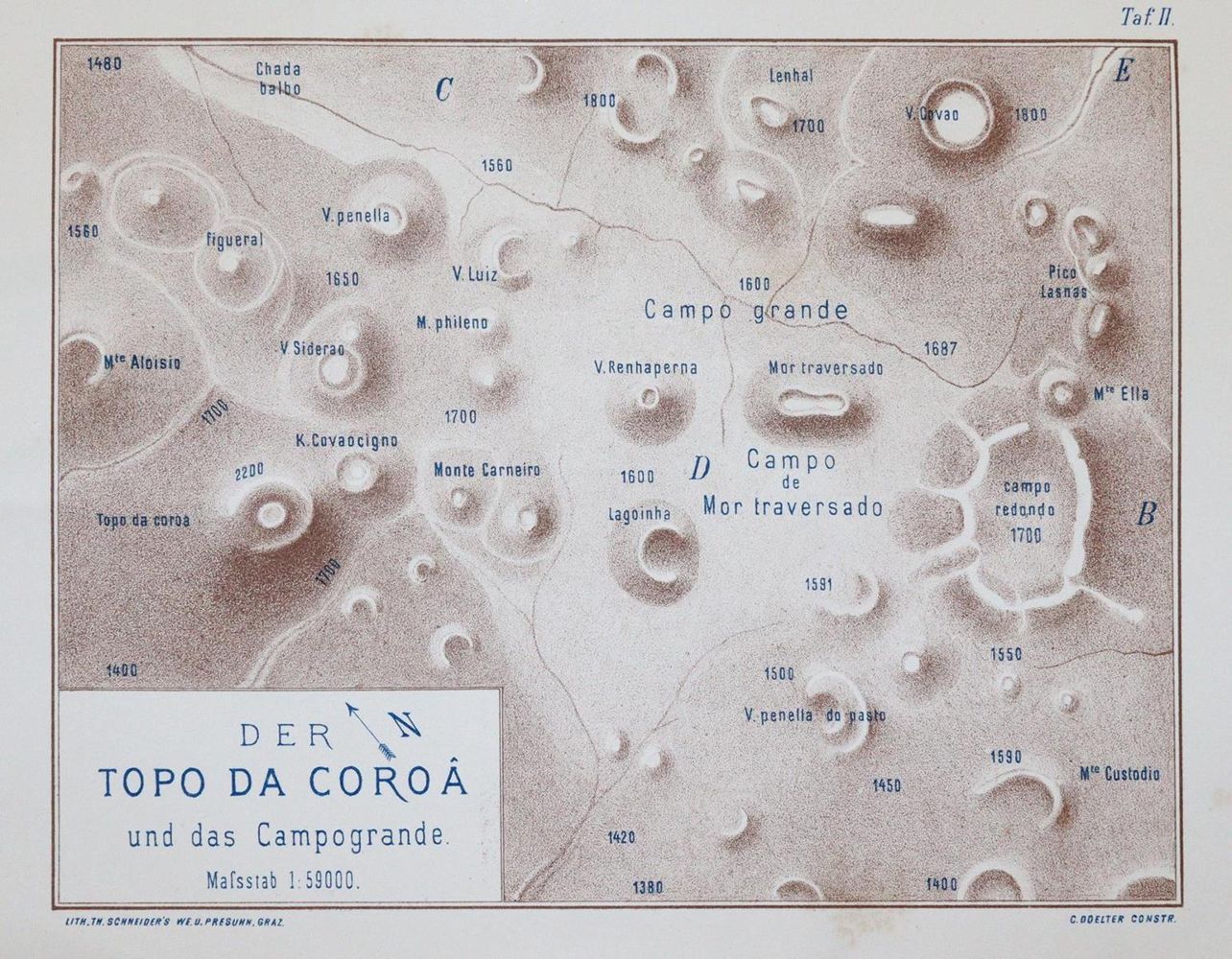 Große Abbildung Nr.3: 143-2004 Doelter,C.: (Verschiedene Gebiete - Varia, Geologie - Mineralogie u. Paläontologie, Vulkanismus)