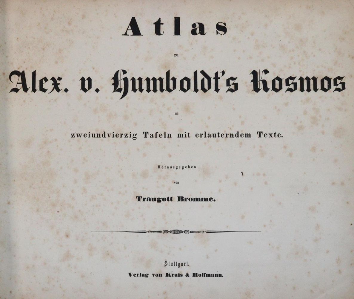 Große Abbildung Nr.1: 143-2014 Humboldt,A.v.: (Verschiedene Gebiete - Varia)