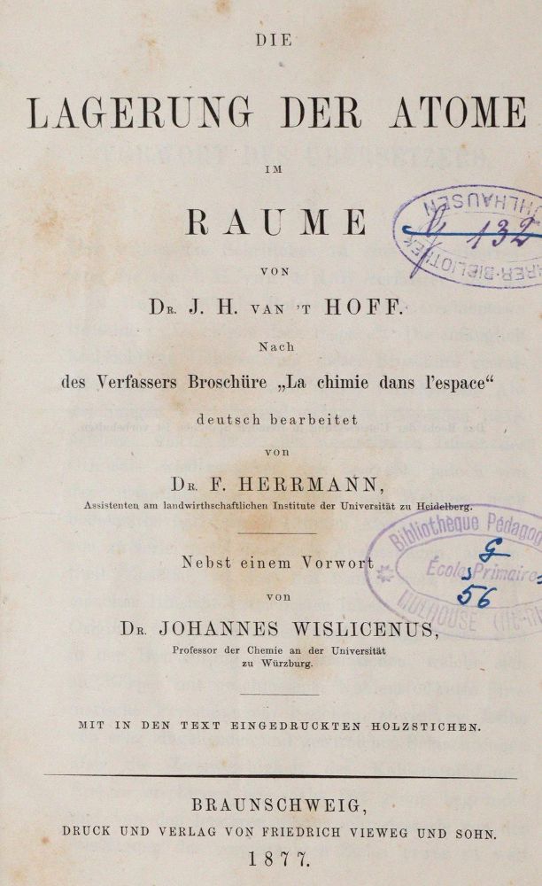 Große Abbildung Nr.1: 143-2048 Hoff,J.H.van't.: (Verschiedene Gebiete - Varia, Physik)