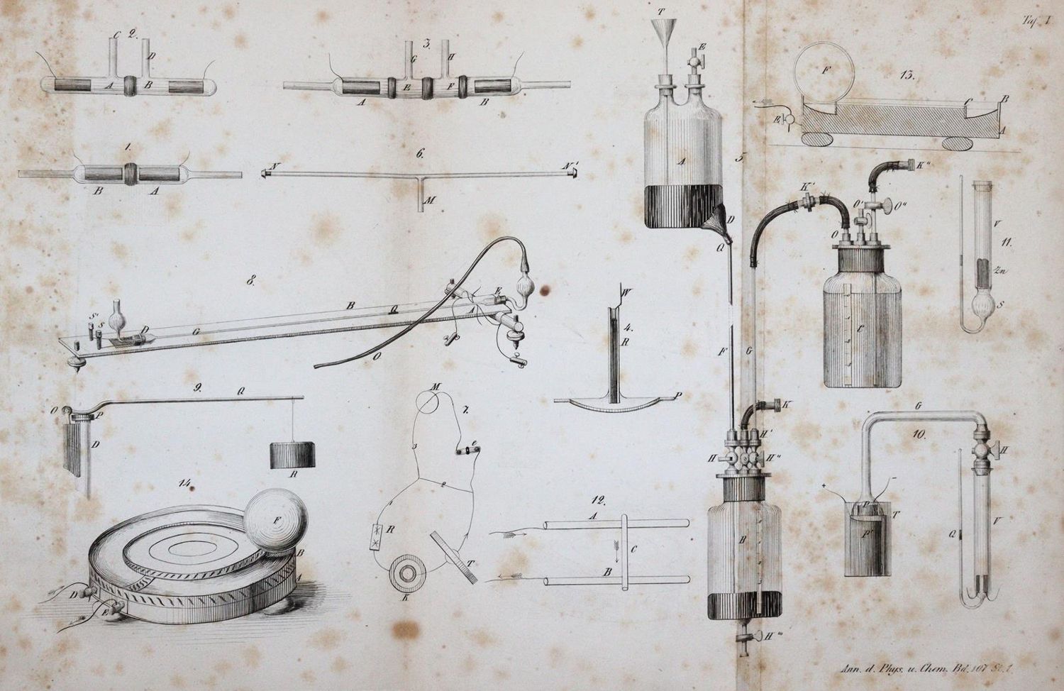 Große Abbildung Nr.2: 143-2052 Plücker,(J.).: (Verschiedene Gebiete - Varia, Physik)