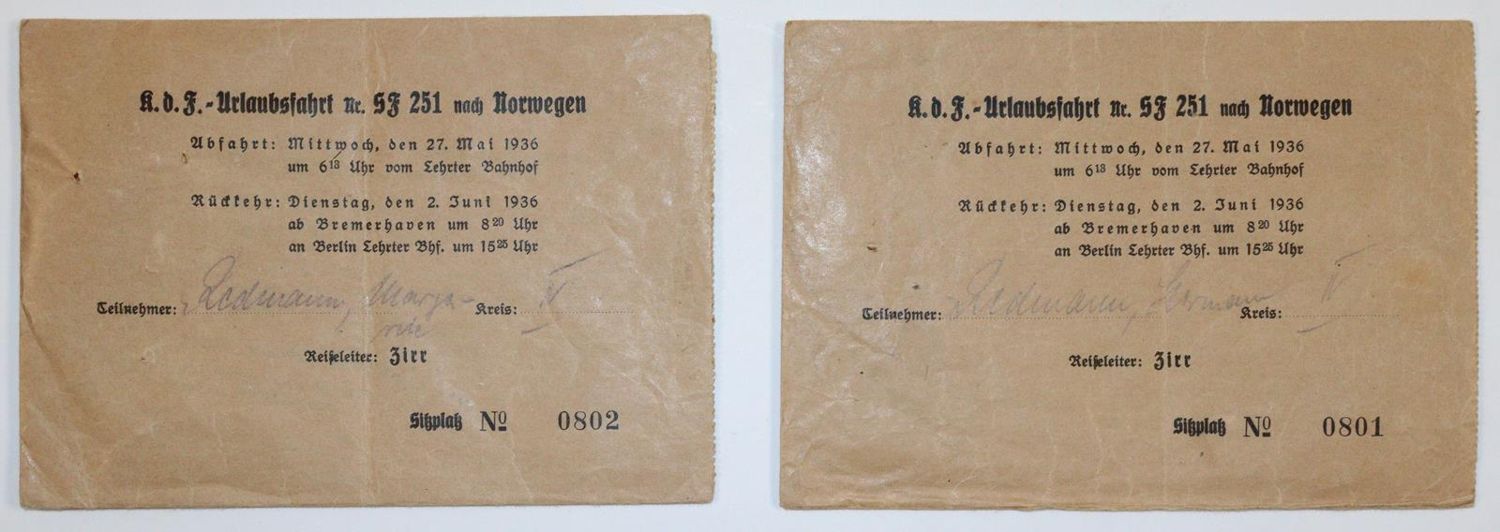 Große Abbildung Nr.4: 143-2062 KdF Urlaubsfahrt: (Verschiedene Gebiete - Varia, Seewesen)