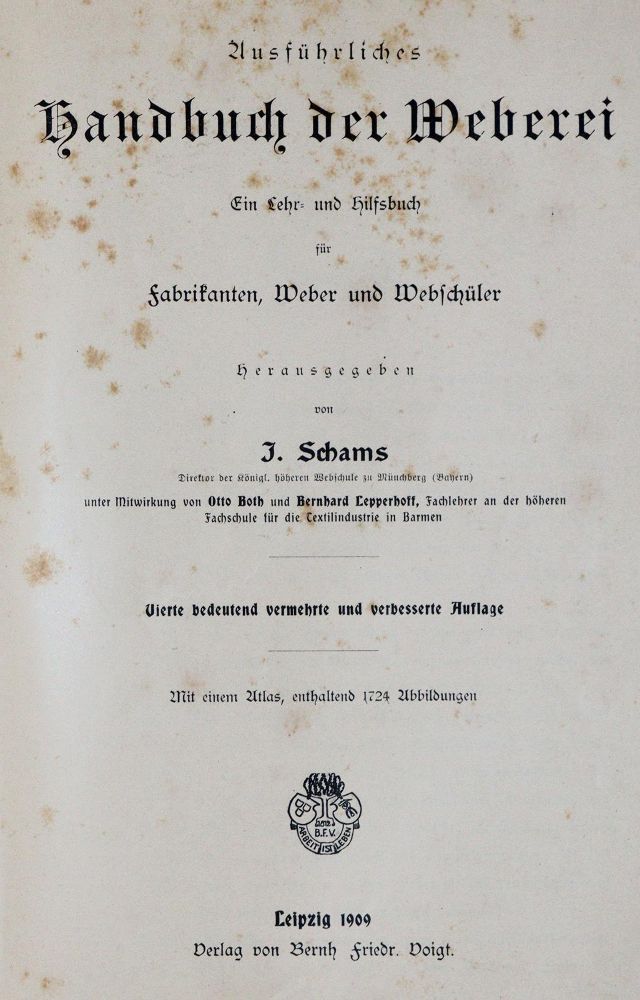 Große Abbildung Nr.1: 143-2069 Schams,J.: (Verschiedene Gebiete - Varia, Textil)