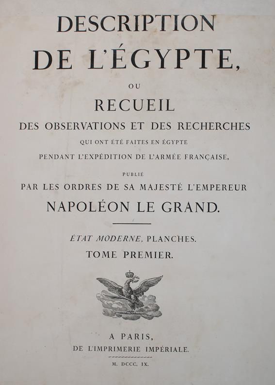 Große Abbildung Nr.1: 143-2074 Description de l'Égypte,: (Afrika, Ägypten)