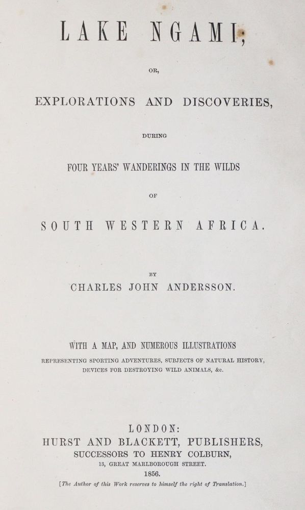 Große Abbildung Nr.1: 143-2076 Andersson,C.: (Afrika)