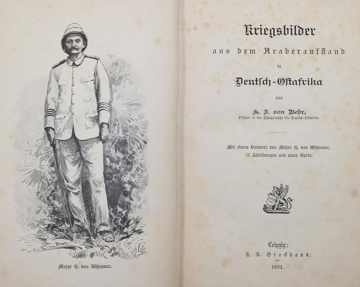 Große Abbildung Nr.1: 143-2078 Behr,H.F.v.: (Afrika)