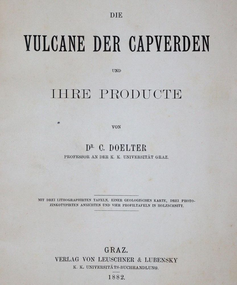 Große Abbildung Nr.1: 143-2079 Doelter,C.: (Afrika, Kapverden)