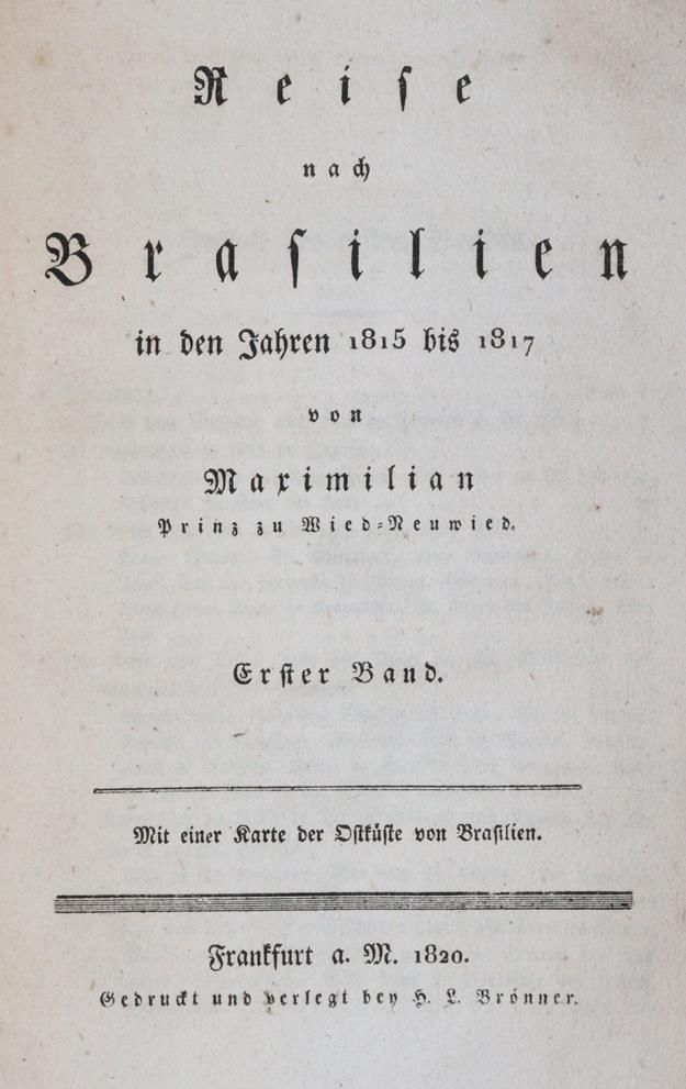 Große Abbildung Nr.1: 143-2087 Maximilian, Prinz zu Wied-Neuwied.: (Amerika, Brasilien)