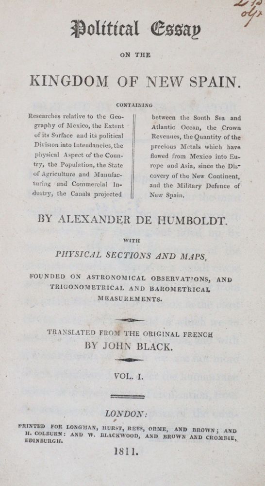 Große Abbildung Nr.1: 143-2090 Humboldt,A.v.: (Amerika)