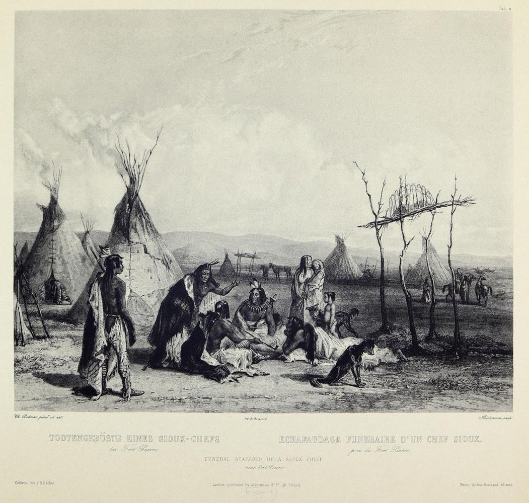 Große Abbildung Nr.3: 143-2091 Bodmer,C.: (Amerika, Indianer)
