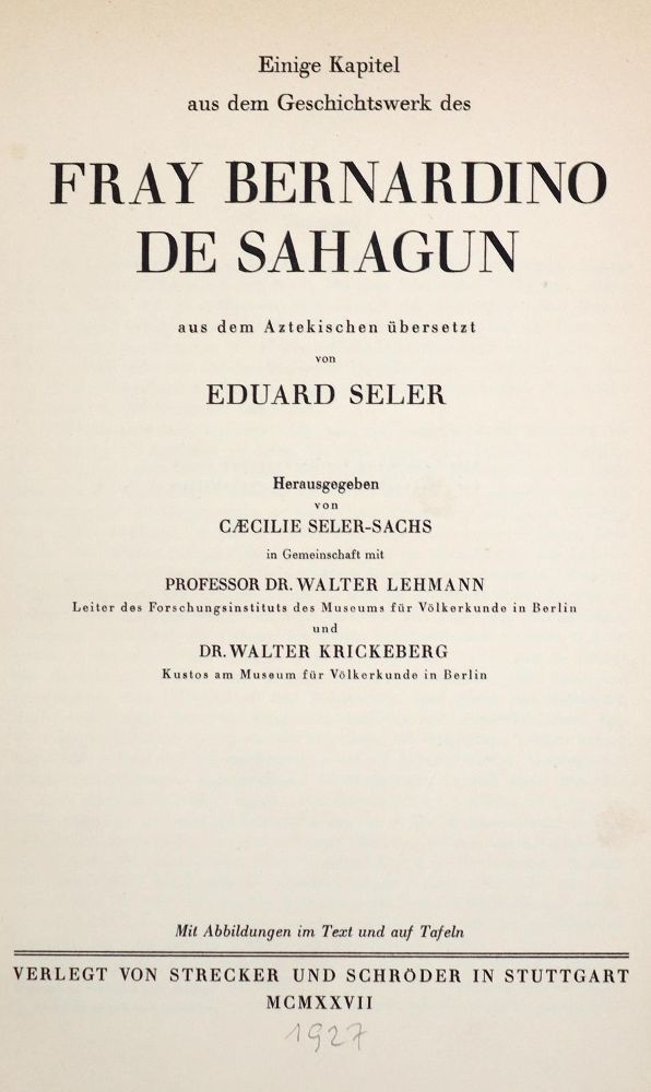 Große Abbildung Nr.1: 143-2097 Sahagun,B.de.: (Amerika)