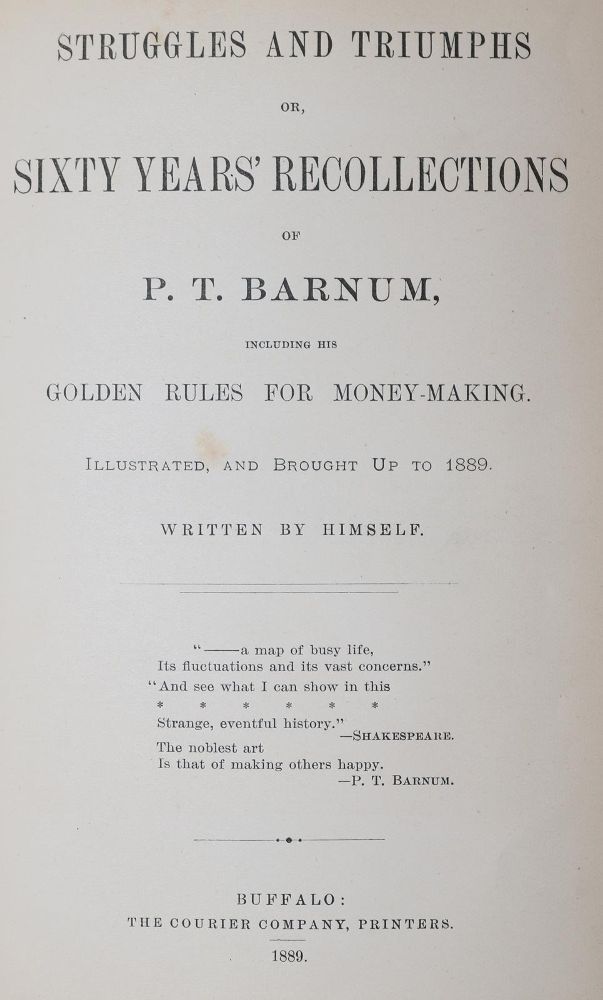 Große Abbildung Nr.4: 143-2100 Barnum,P.T.: (Amerika, Zirkus)